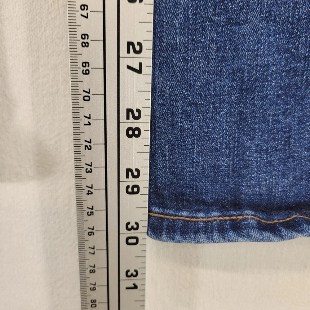 American Eagle‎ Flare Jeans Womens 0 Blue Low Rise Stretch Dark Wash Denim